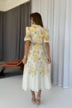 Élise Floral Midi Dress - Image 2