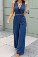 Summer Jumpsuit with Wide Legs